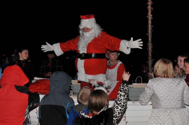 Santa at the OBYC Clubhouse