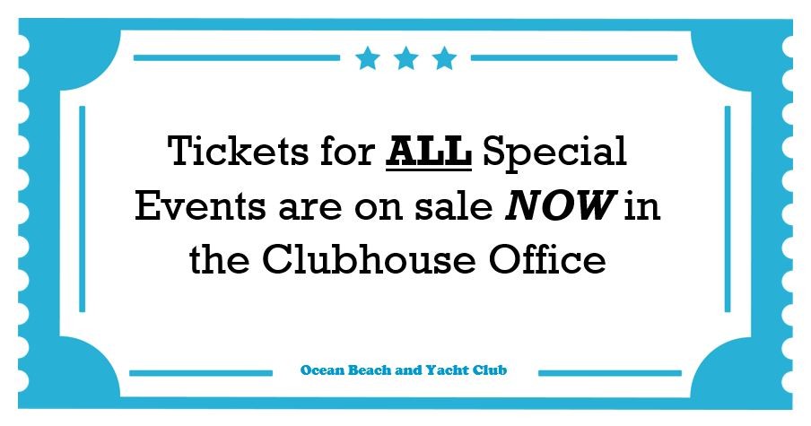 Special Events Tickets Go On Sale on June 13th