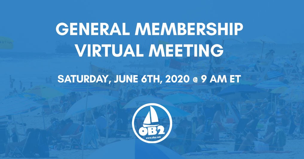General Membership Virtual Meeting Login Details